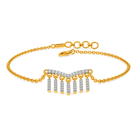 In A Fringe Mood Diamond Bracelets