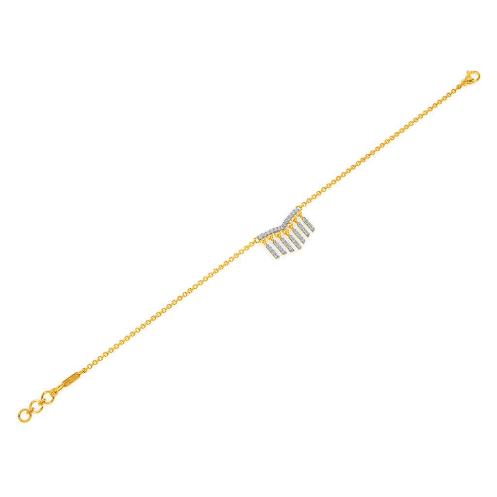 In A Fringe Mood Diamond Bracelets