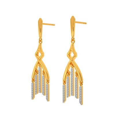 Fringe Talk Diamond Earrings
