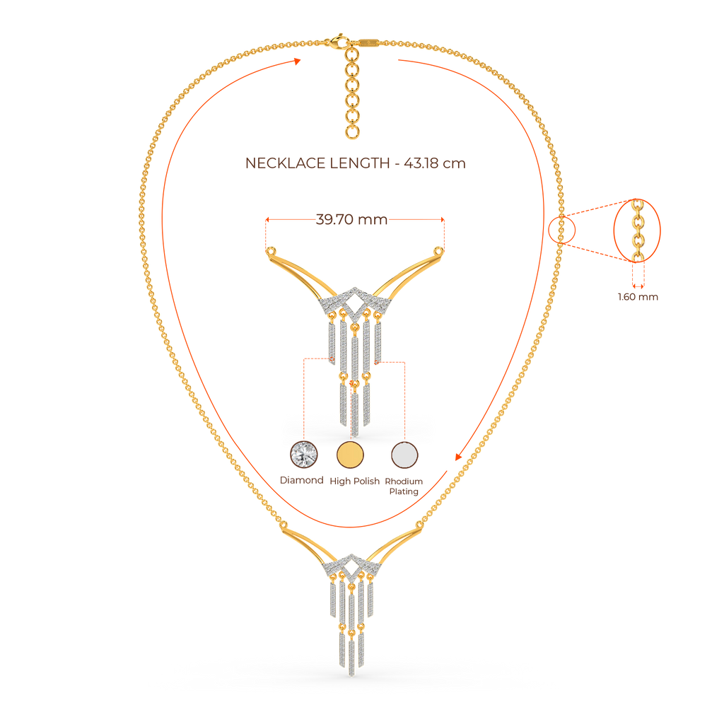 Zing It Up Diamond Necklaces