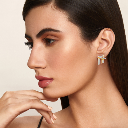 Fab In Fringe Diamond Earrings