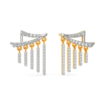 Fab In Fringe Diamond Earrings