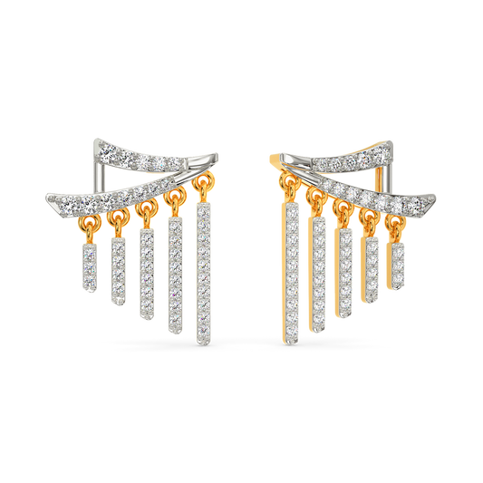 Fab In Fringe Diamond Earrings