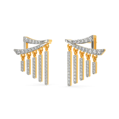 Fab In Fringe Diamond Earrings