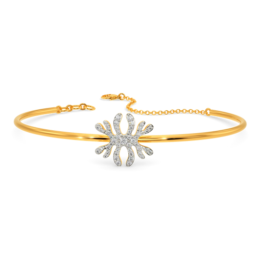 Ocean's Song Diamond Bangles
