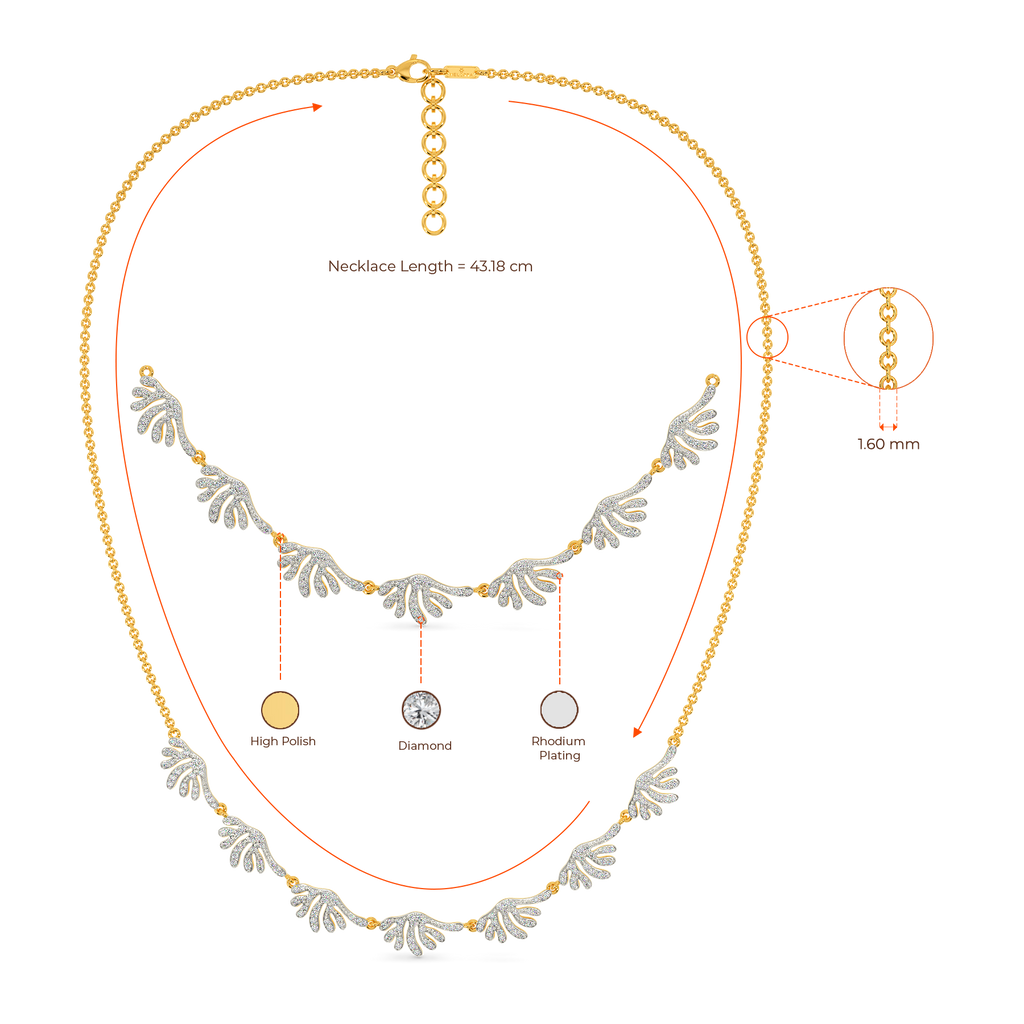 Ocean's Song Diamond Necklaces