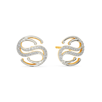 Realm Of Underwater Diamond Earrings