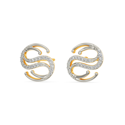 Realm Of Underwater Diamond Earrings