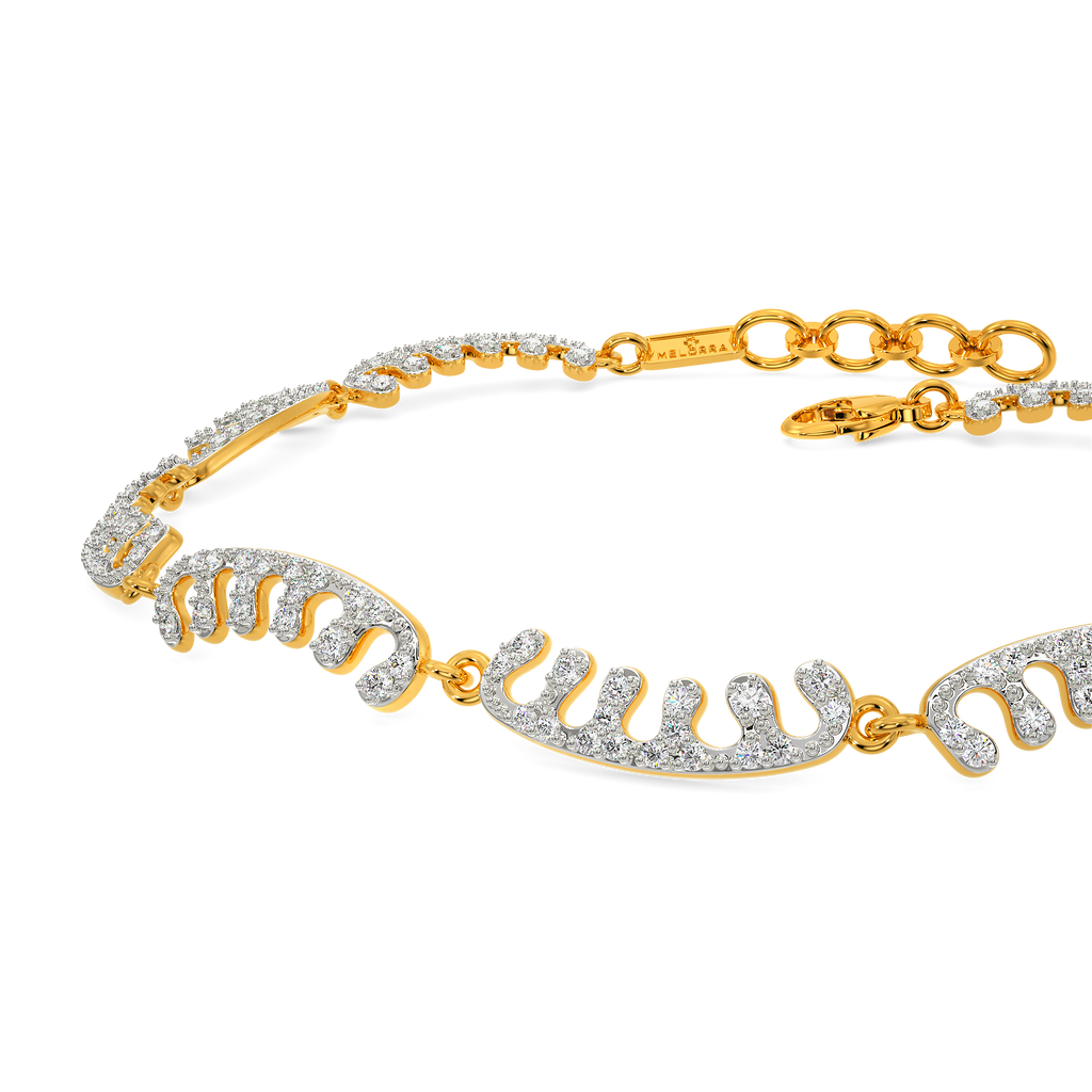 Aquamarine  Diamond Bracelets