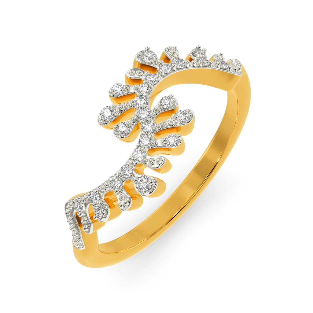 Aquamarine  Diamond Rings