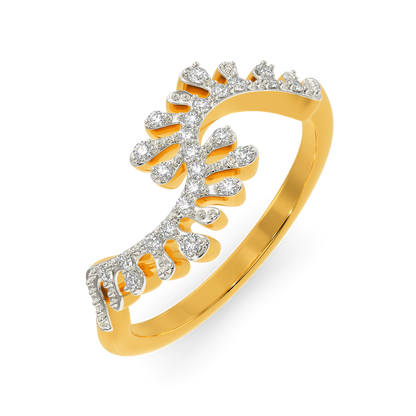 Aquamarine  Diamond Rings