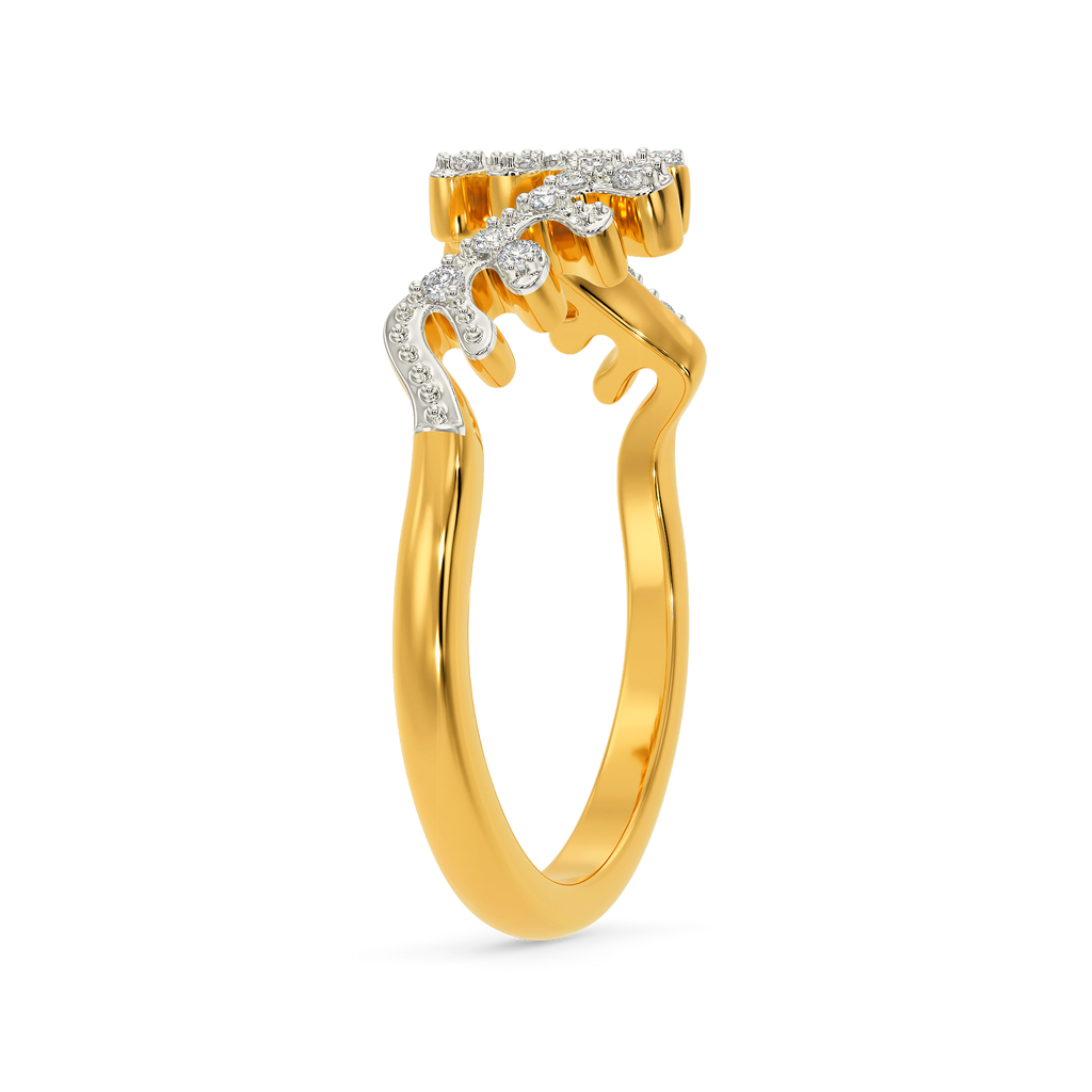 Aquamarine  Diamond Rings