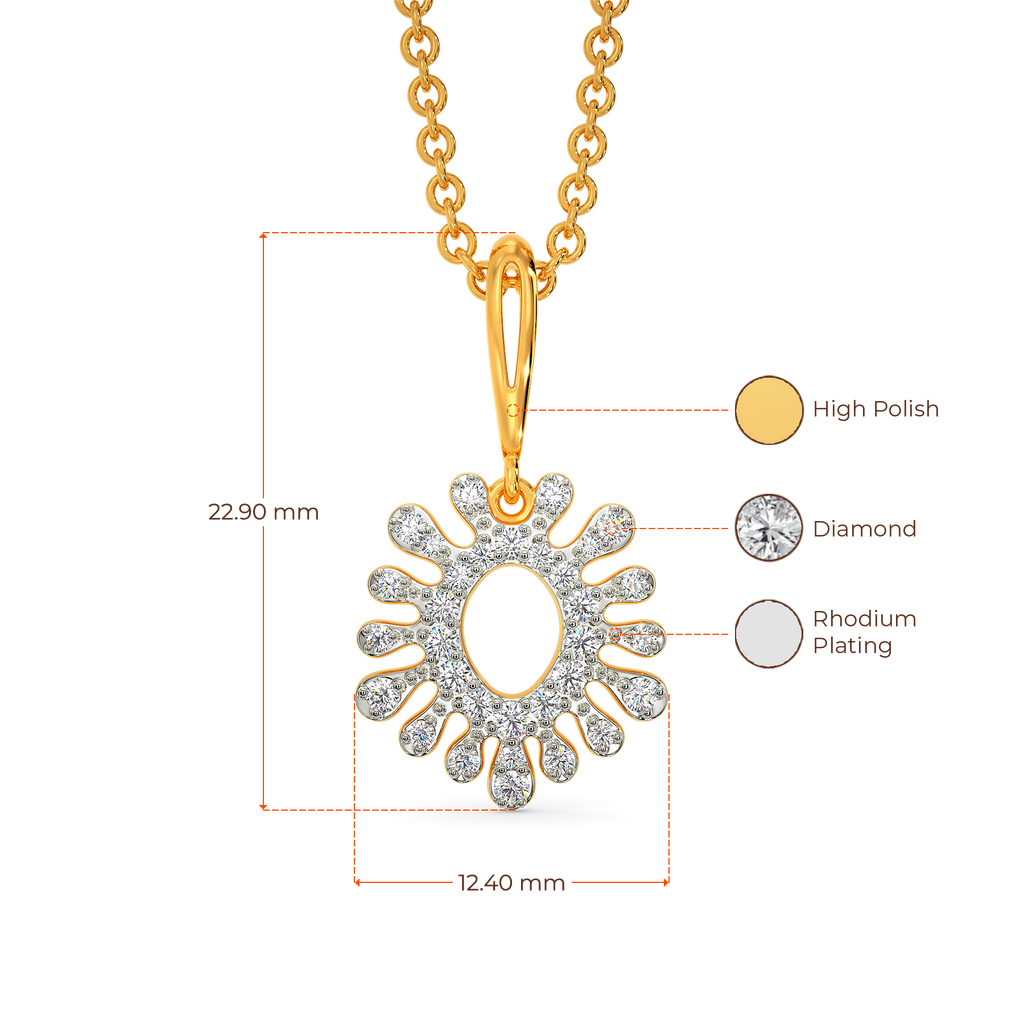 Aquamarine  Diamond Pendants