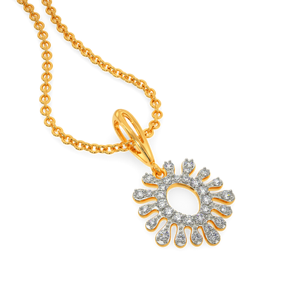 Aquamarine  Diamond Pendants