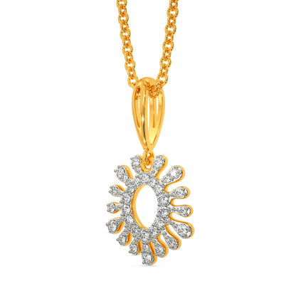 Aquamarine  Diamond Pendants