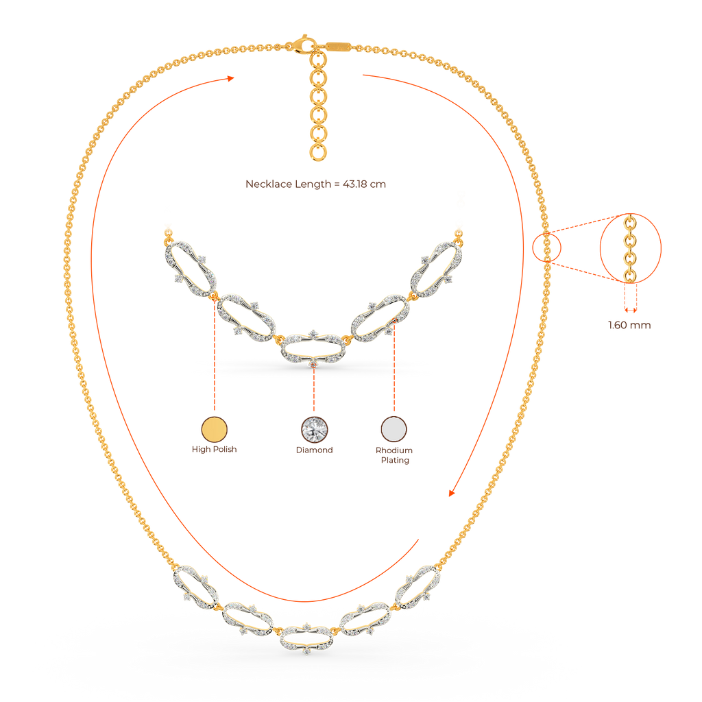 Back To The Ocean Diamond Necklaces