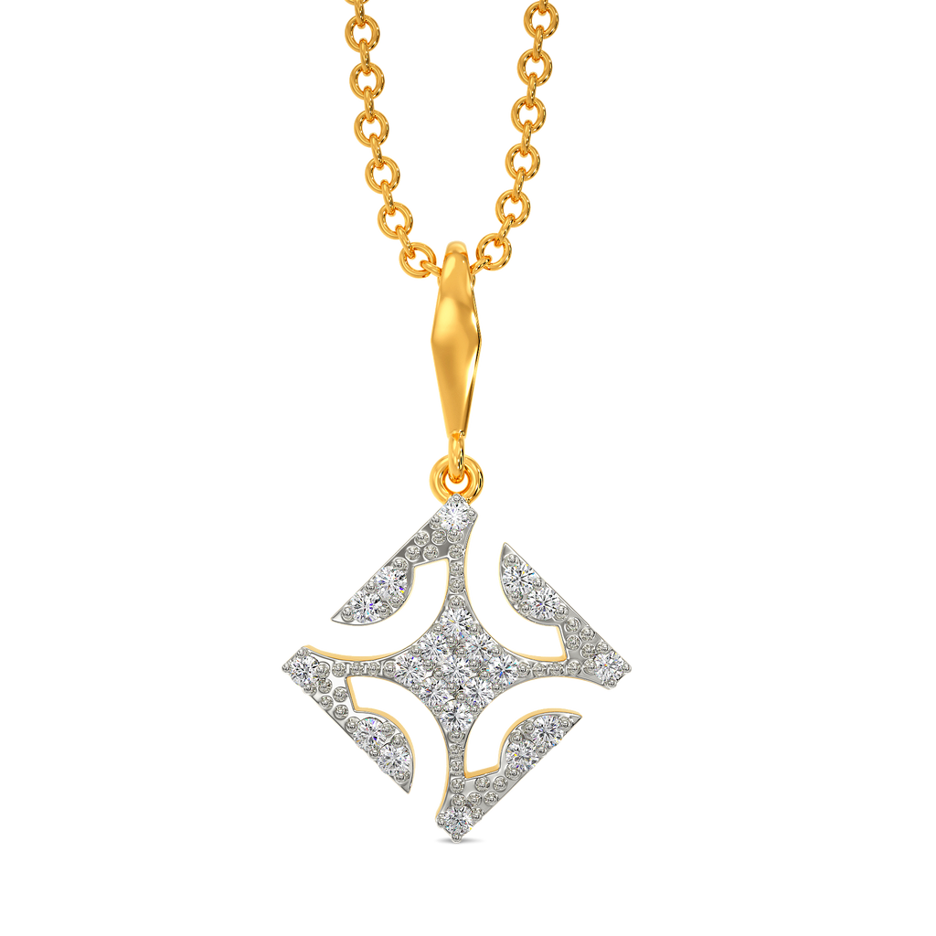 Cocktail Slits Diamond Pendants