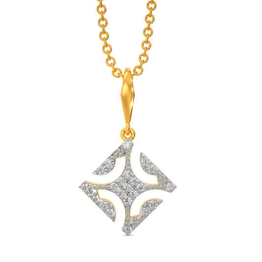 Cocktail Slits Diamond Pendants