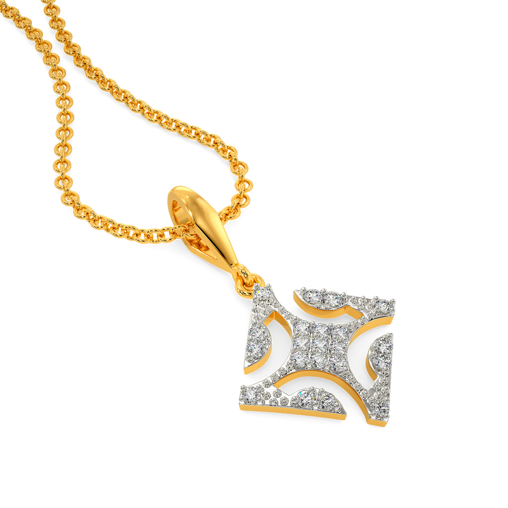 Cocktail Slits Diamond Pendants