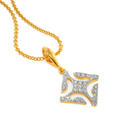 Cocktail Slits Diamond Pendants