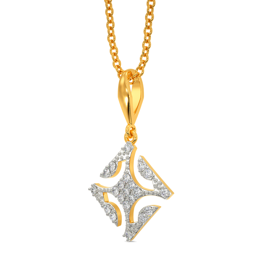Cocktail Slits Diamond Pendants