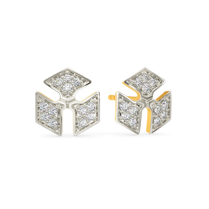 Sparkle In Slits Diamond Earrings