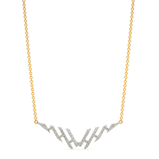 Exposed Diamond Necklaces