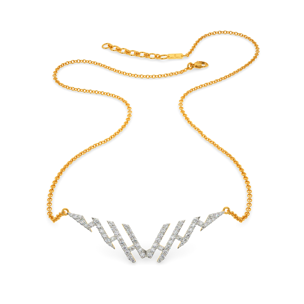 Exposed Diamond Necklaces