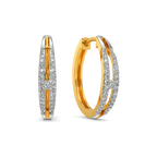 Asymmetric  Diamond Earrings