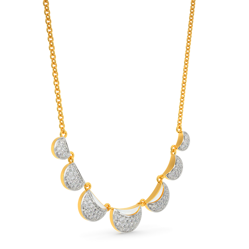 White Vibes Only Diamond Necklaces