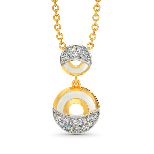 White Vibes Only Diamond Pendants