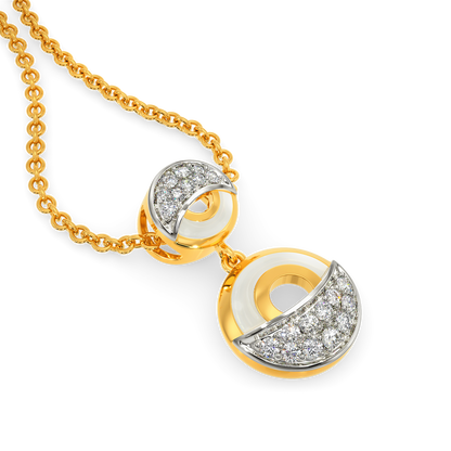 White Vibes Only Diamond Pendants