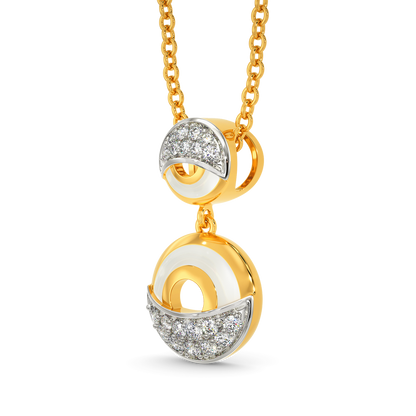 White Vibes Only Diamond Pendants