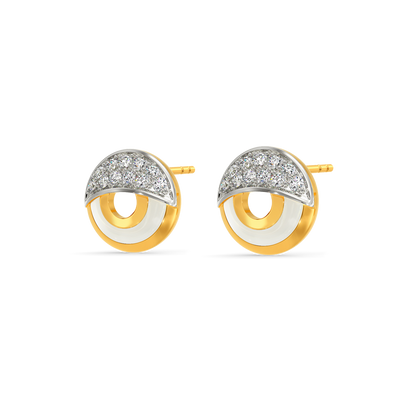 White Vibes Only Diamond Earrings