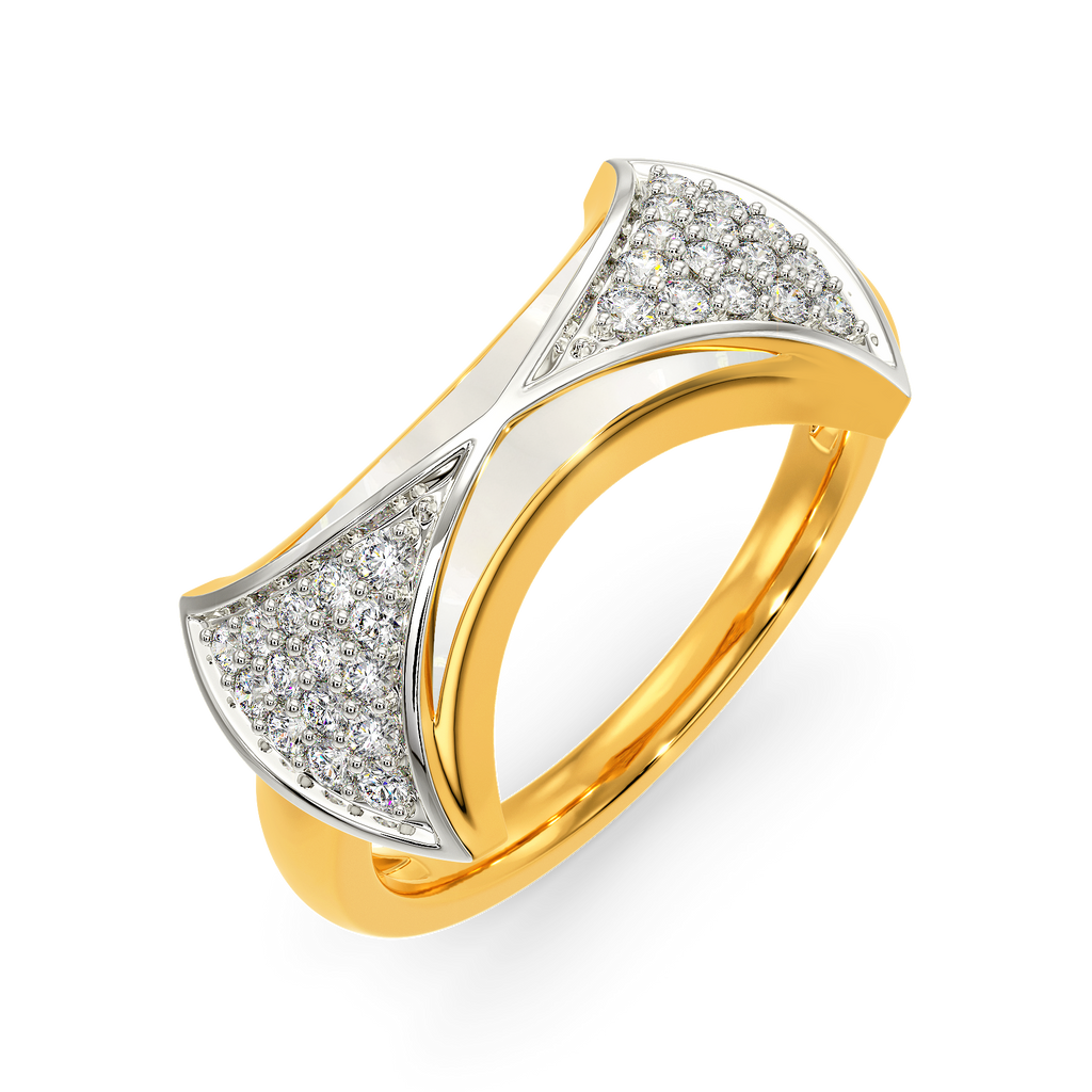 All White Diamond Rings