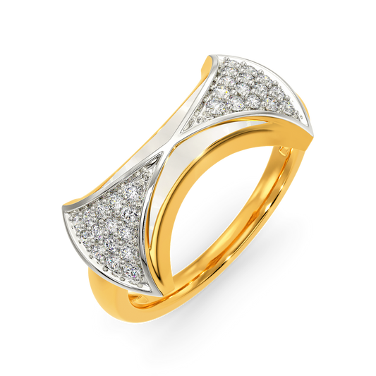 All White Diamond Rings