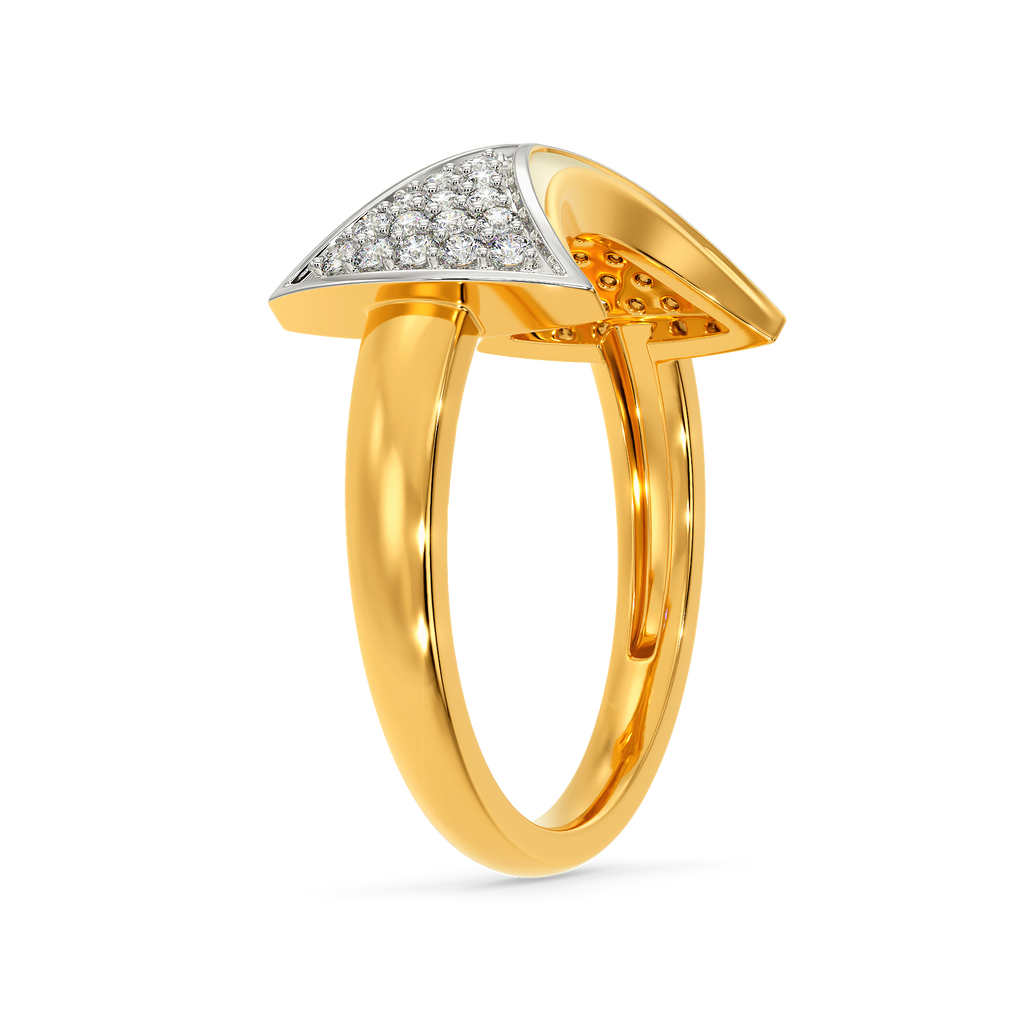 All White Diamond Rings