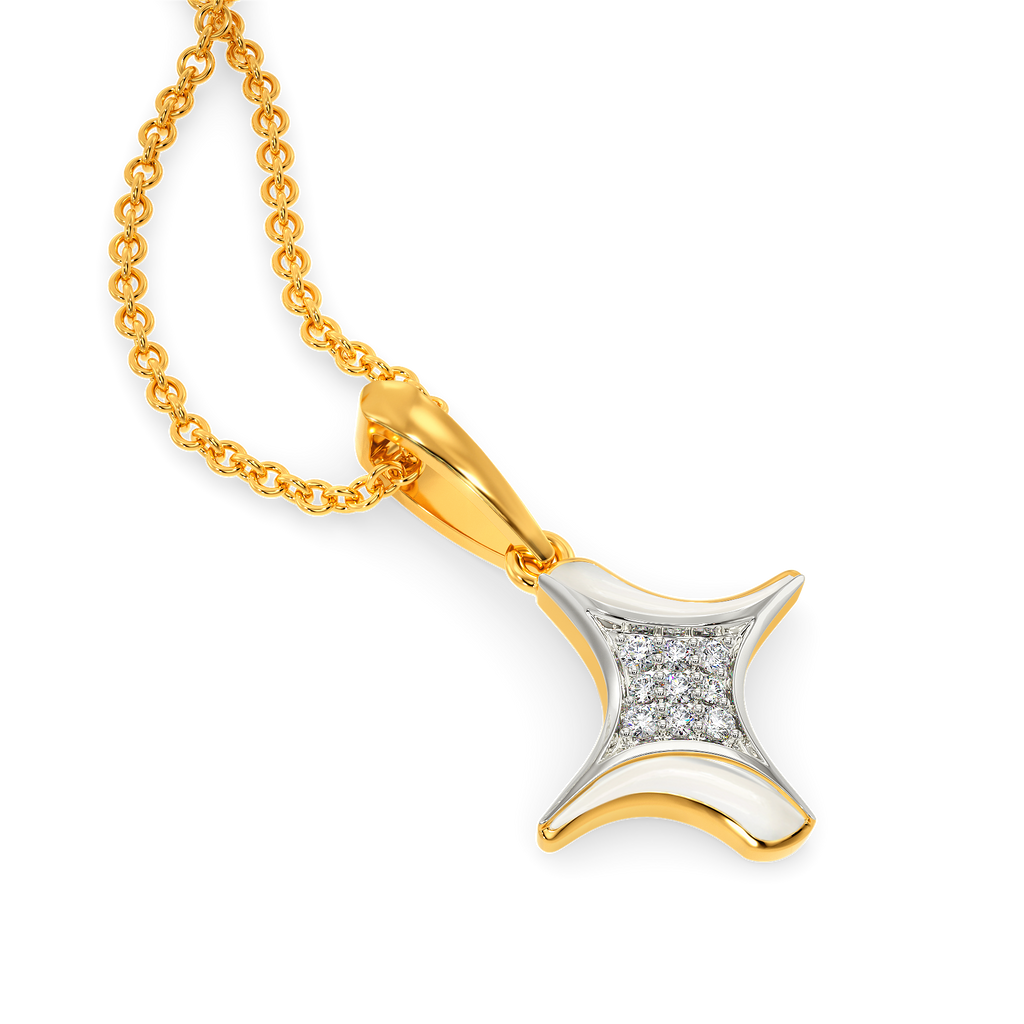 All White Diamond Pendants