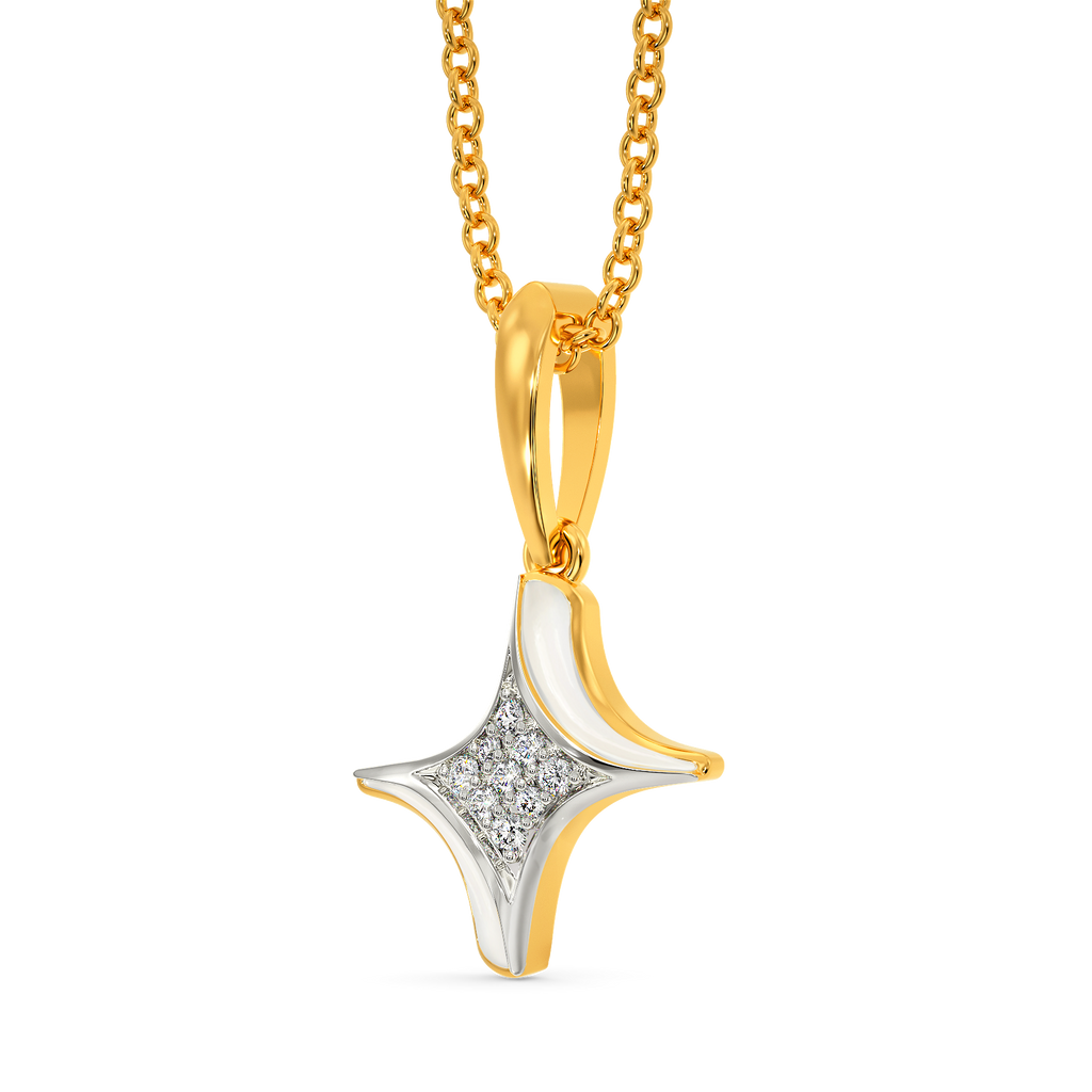 All White Diamond Pendants