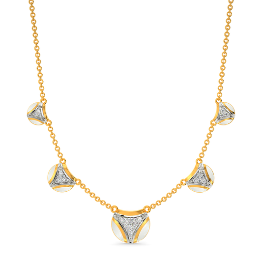 Washed In White Diamond Necklaces