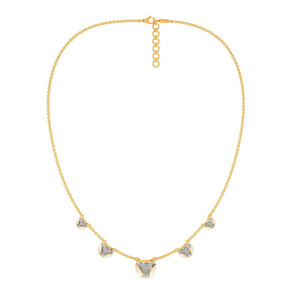 Washed In White Diamond Necklaces