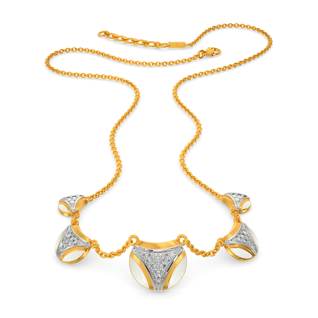 Washed In White Diamond Necklaces