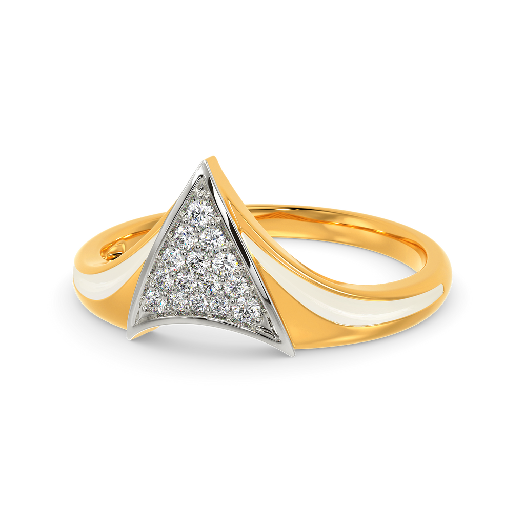 Bold In White Diamond Rings