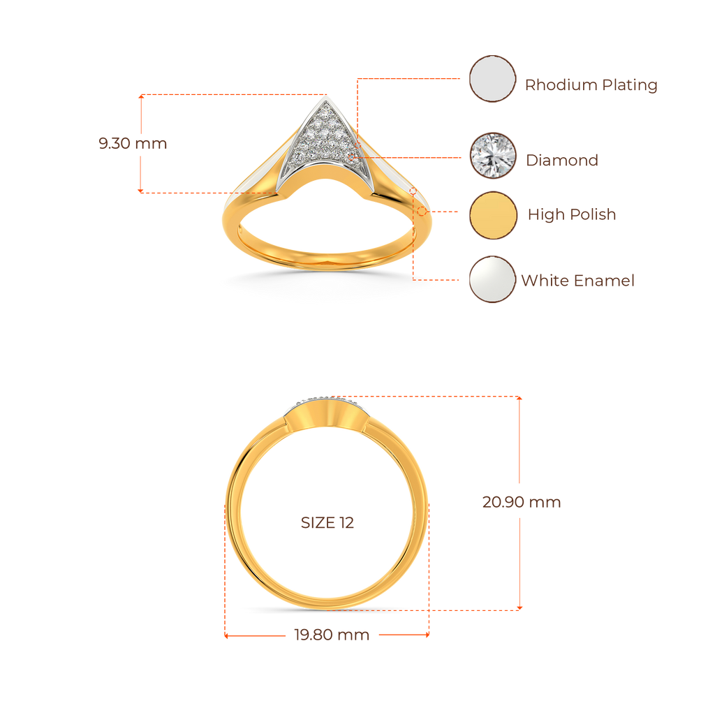 Bold In White Diamond Rings