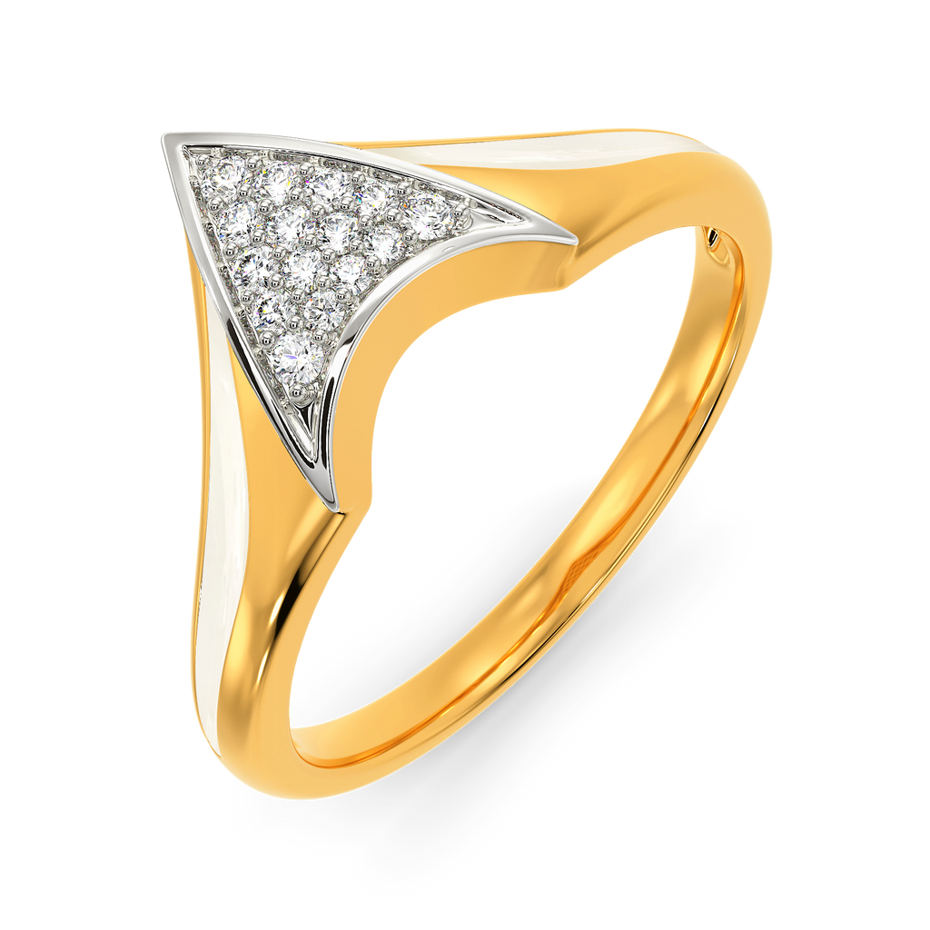 Bold In White Diamond Rings