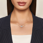 Bold In White Diamond Necklaces