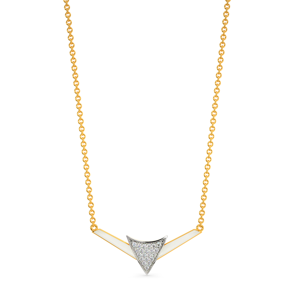 Bold In White Diamond Necklaces