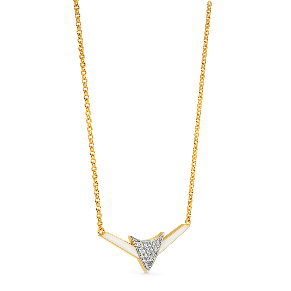 Bold In White Diamond Necklaces