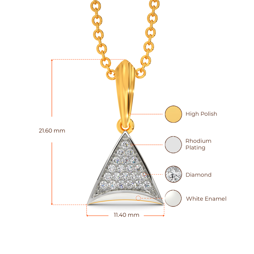 Bold In White Diamond Pendants