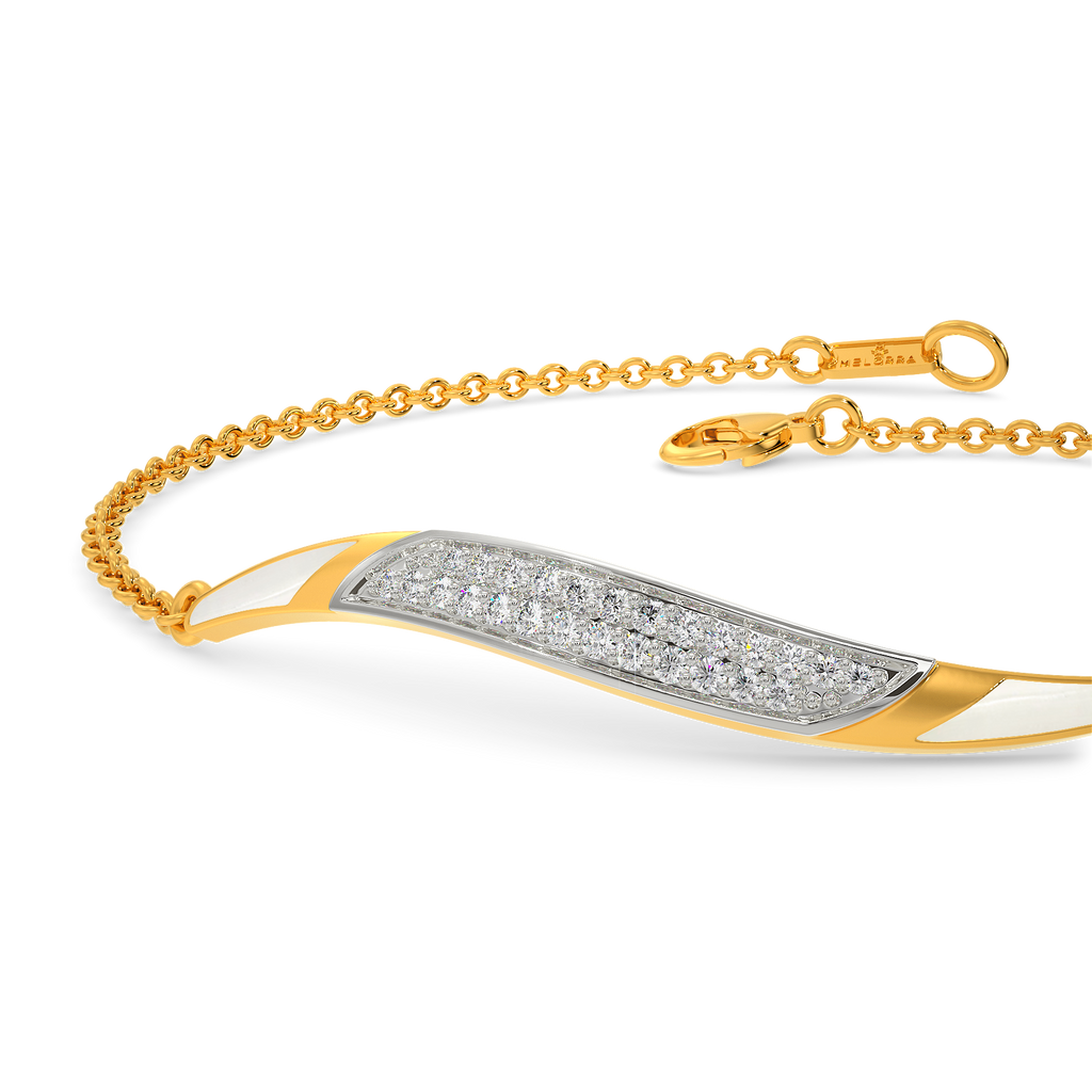 White Dare Diamond Bracelets